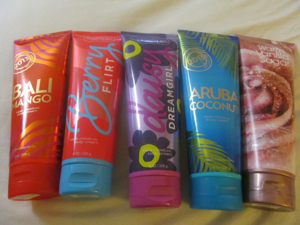 Haul: Bath and Body Works Triple Moisture Body Creams and Sample&nbsp;Perfume