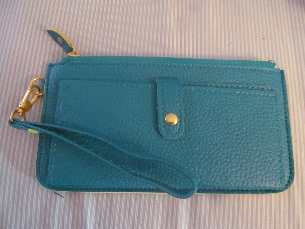 Turquoise Wristlet Wallet